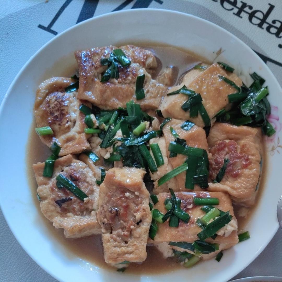 客家菜___豆腐酿