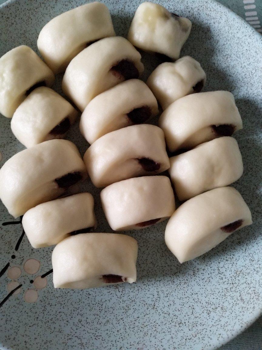 奶香夹心小馒头（一次发酵）