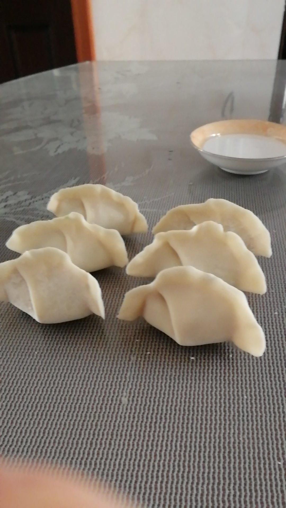 饺子的包法￣ω￣菜鸟一秒钟学会