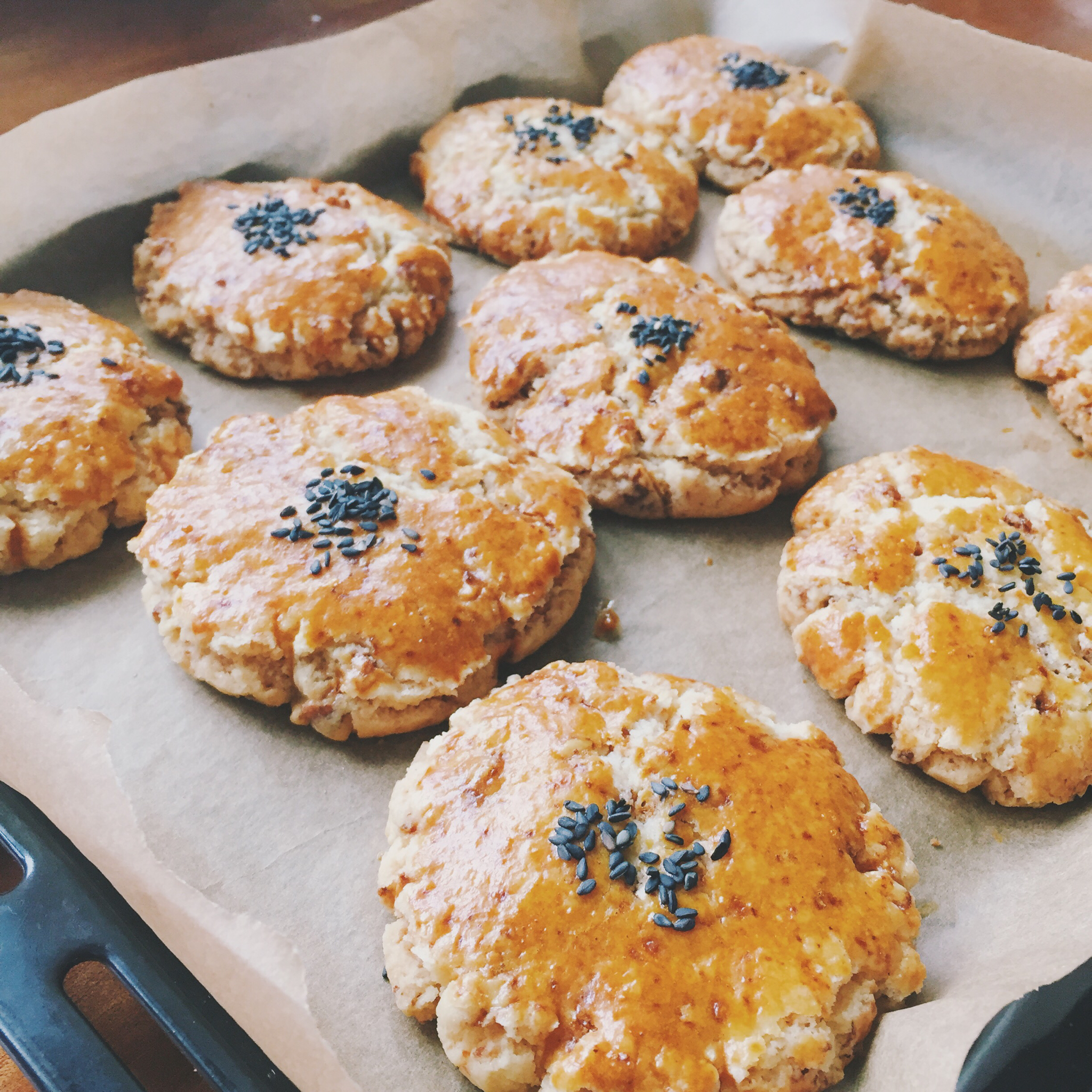 喜欢蛋白讨厌蛋黄做的核桃酥