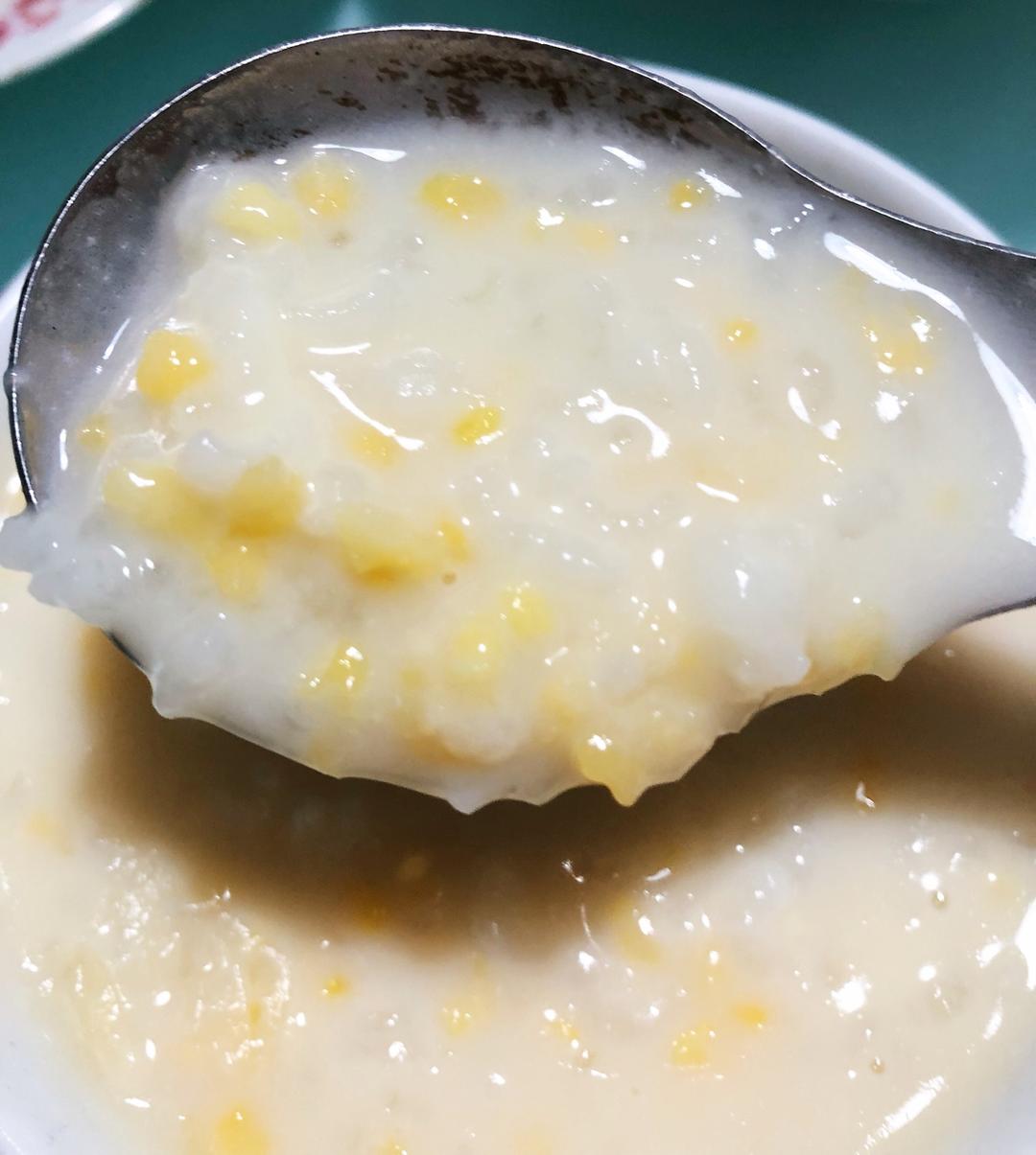 wa_wa23做的粘玉米碴子粥