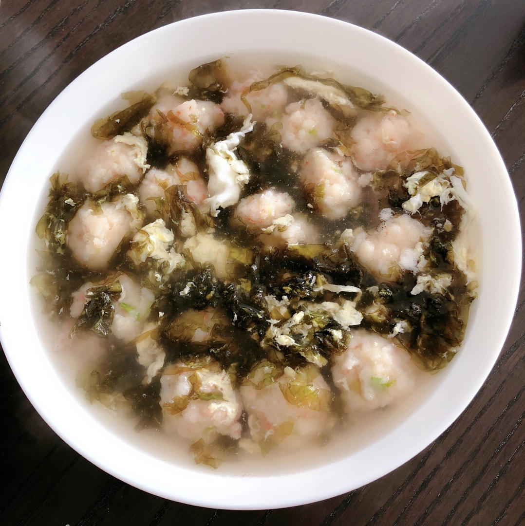 紫菜虾滑汤