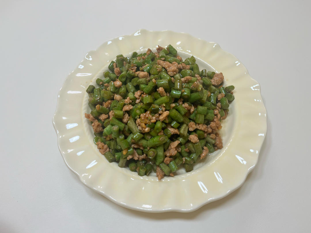 下饭菜:肉沫豆角