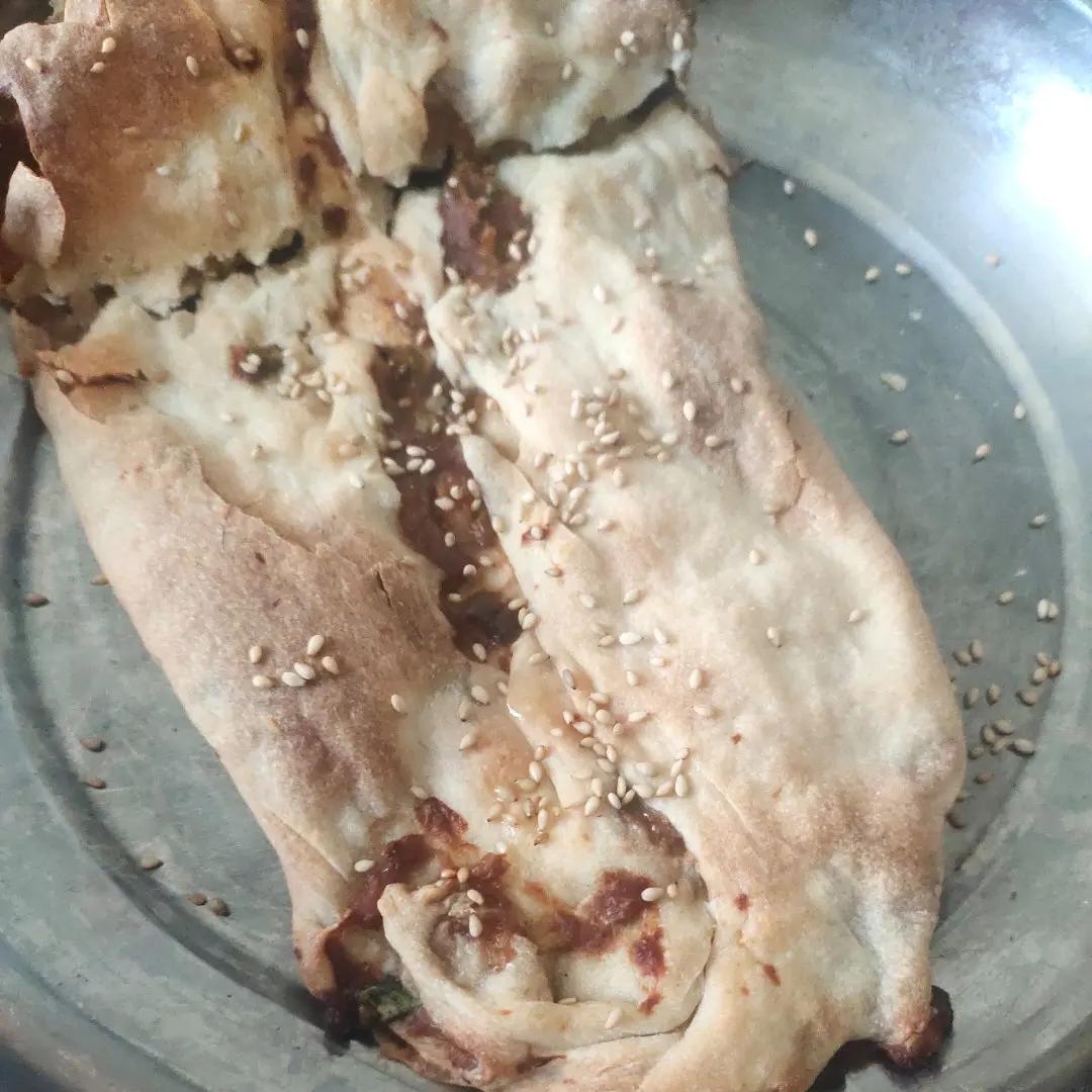 烤箱版鲜肉锅盔