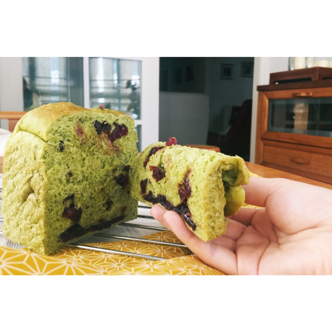 抹茶红豆吐司（详述手揉方法)