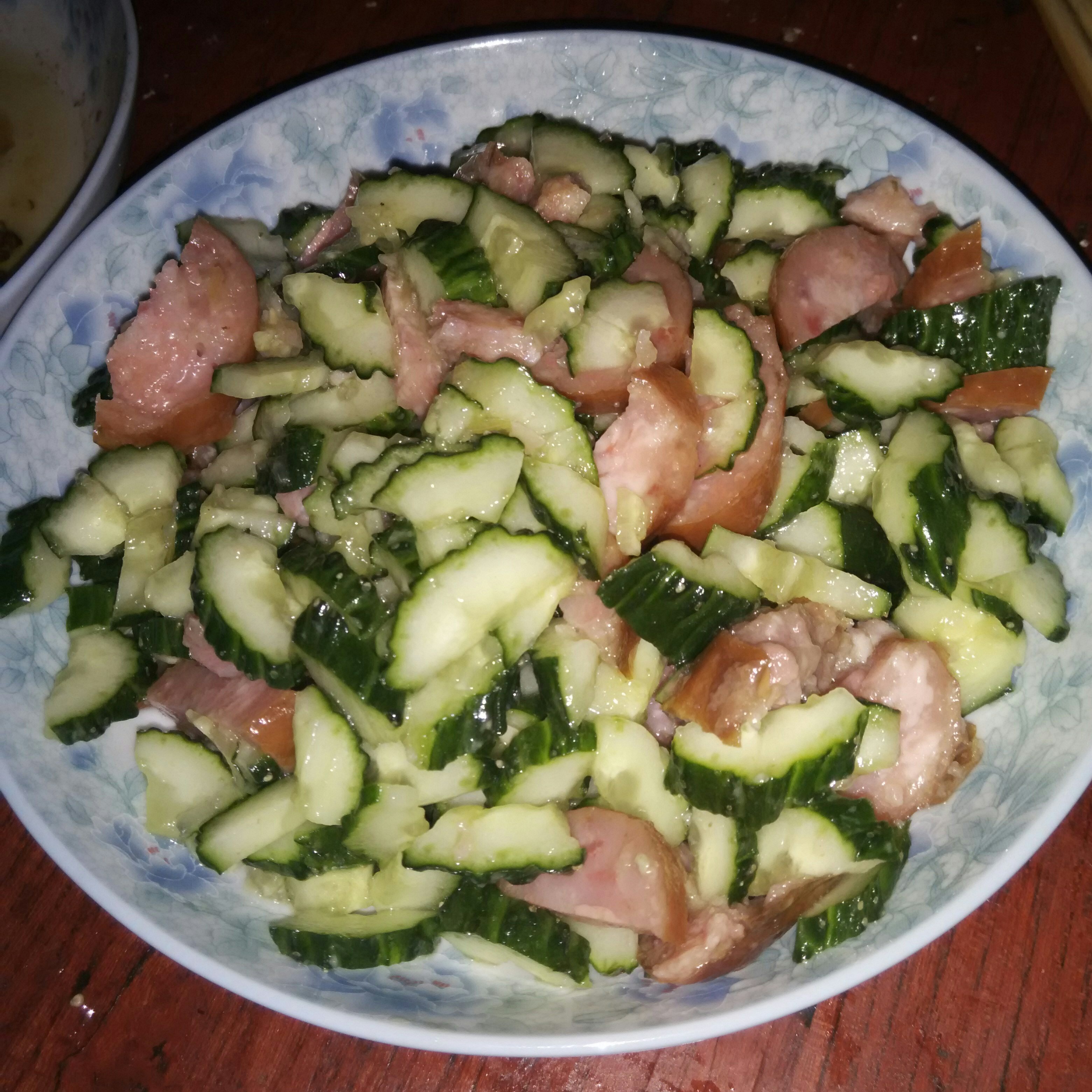 猪头肉拌黄瓜