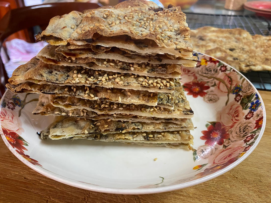 烤箱版梅干菜烧饼