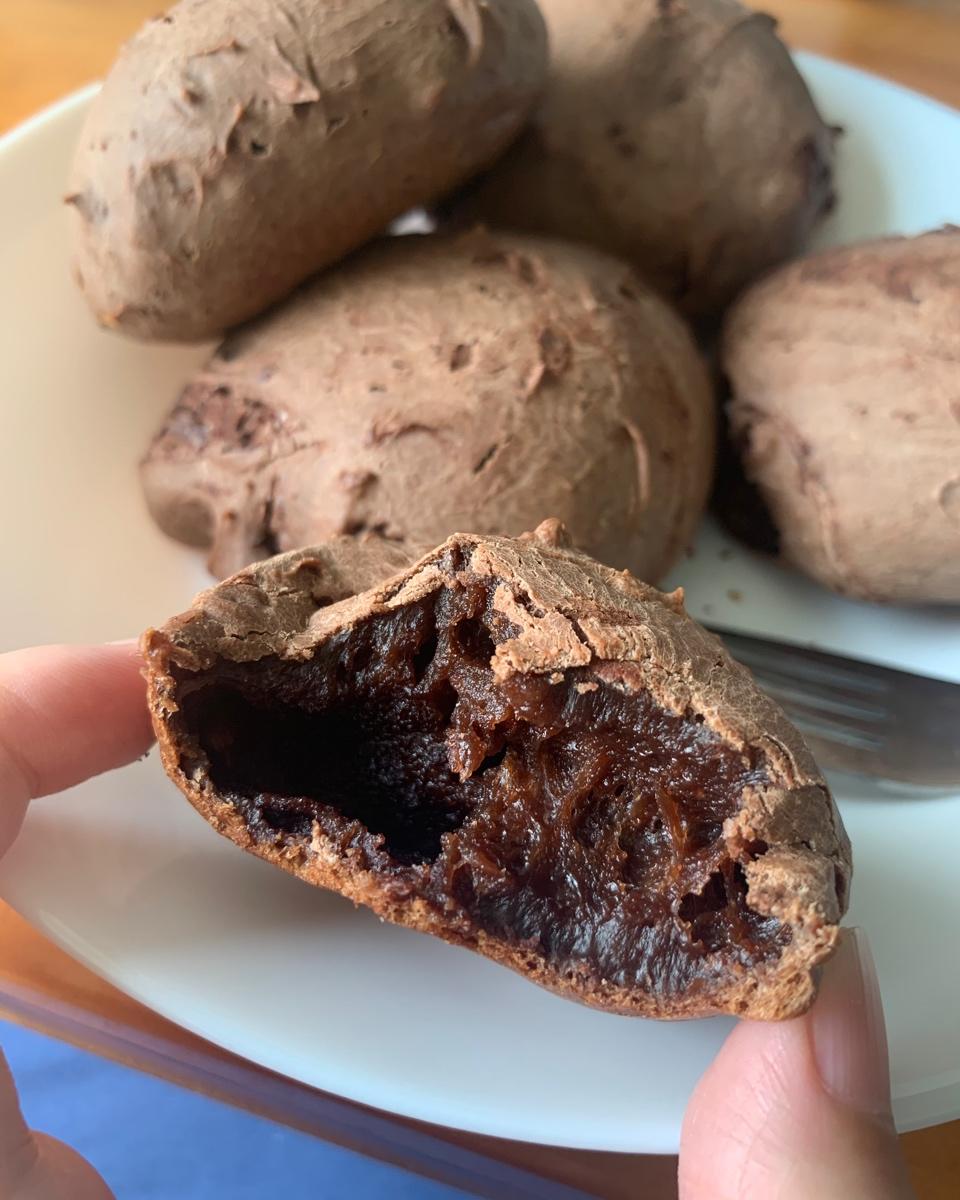 🌈外酥里弹的巧克力麻薯，越吃越好吃！