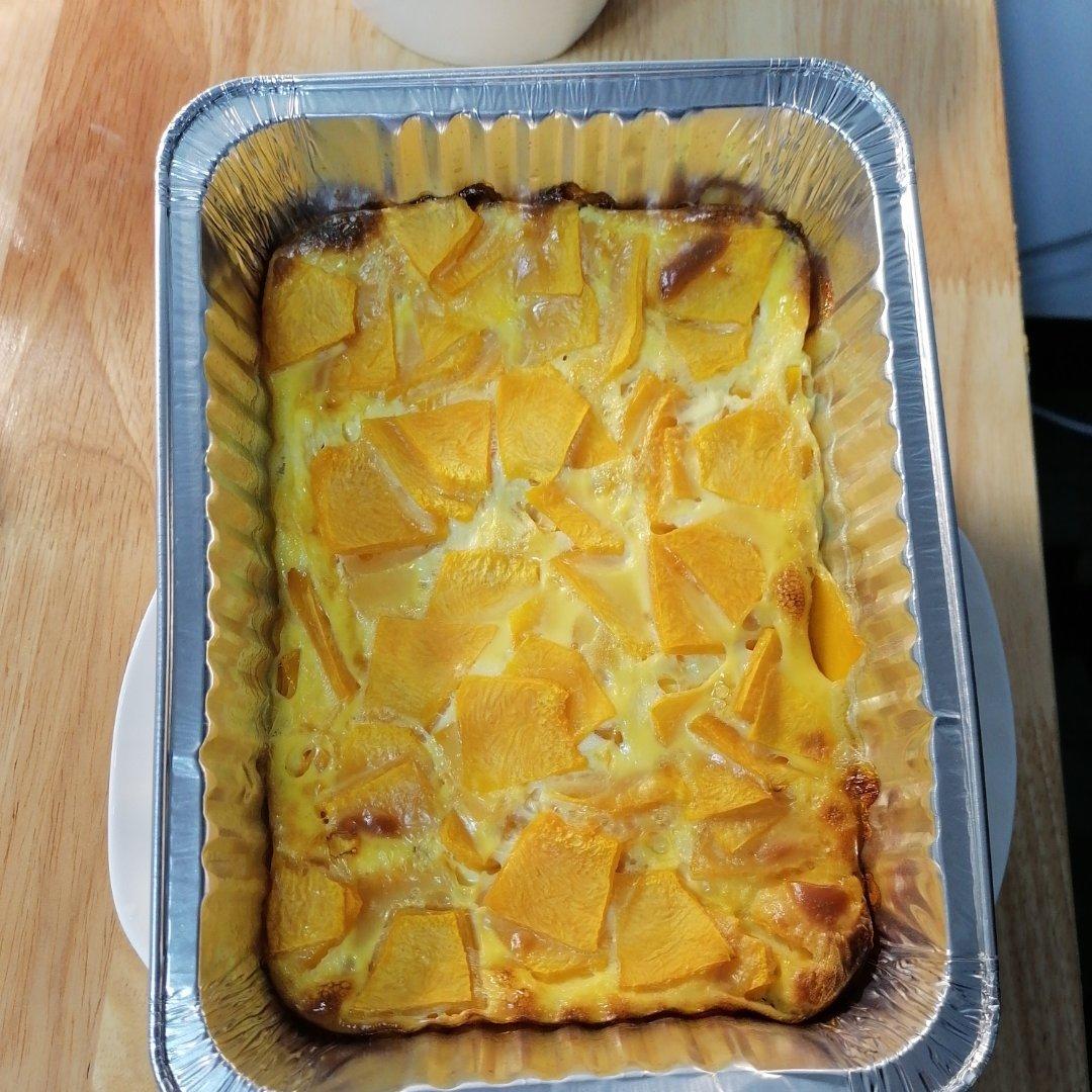 无油无水‼️减肥也能吃的甜品✅低脂蛋奶烤南瓜🎃巨简单