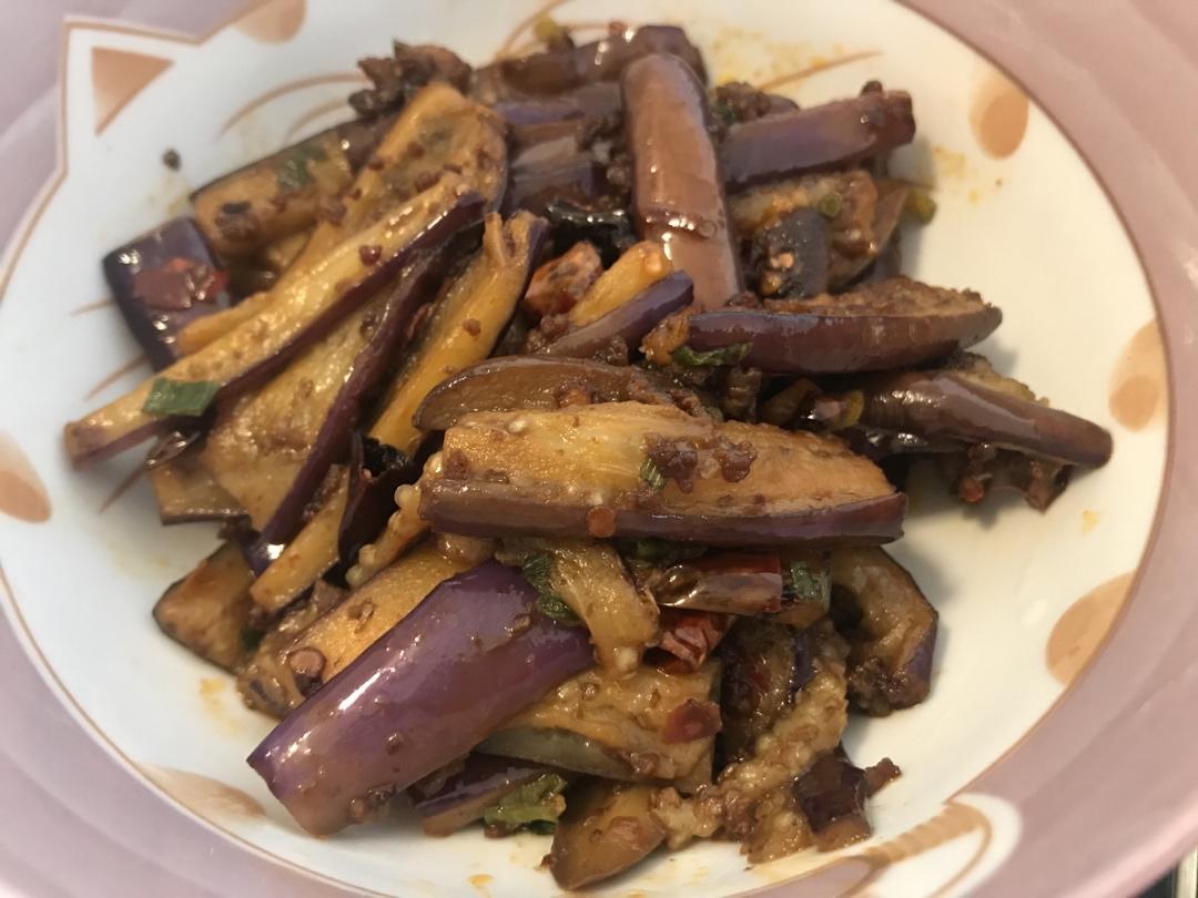 红烧肉沫茄子