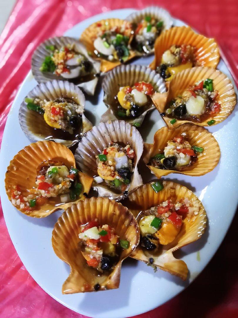 蒜蓉粉丝蒸扇贝