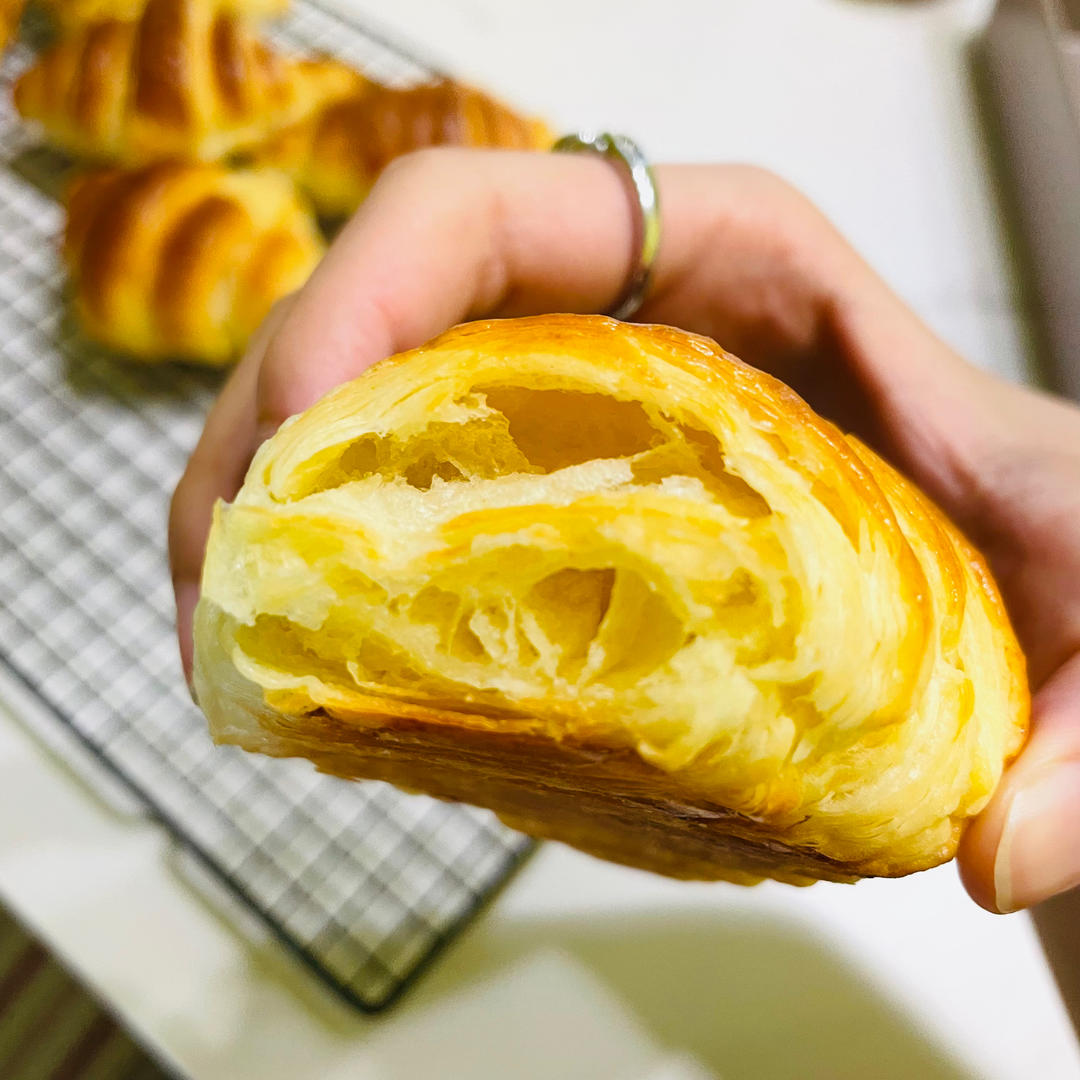 超级详细的可颂牛角包教程