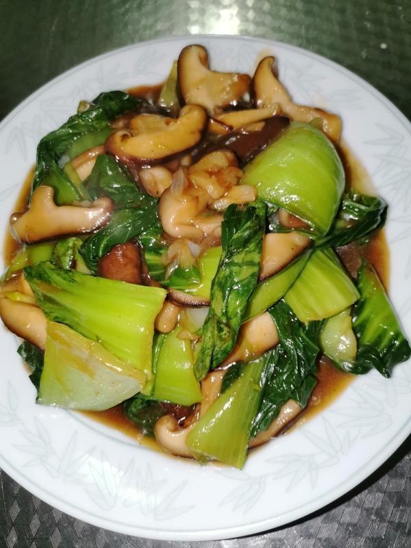 家常菜-香菇青菜