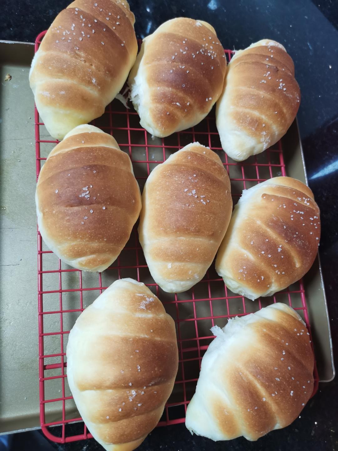 手揉日式海盐牛角包🧂（水合法💧超轻松）