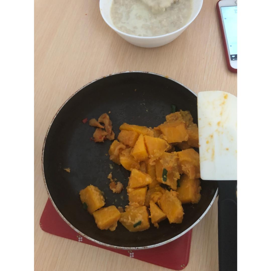 咸蛋黄炒南瓜