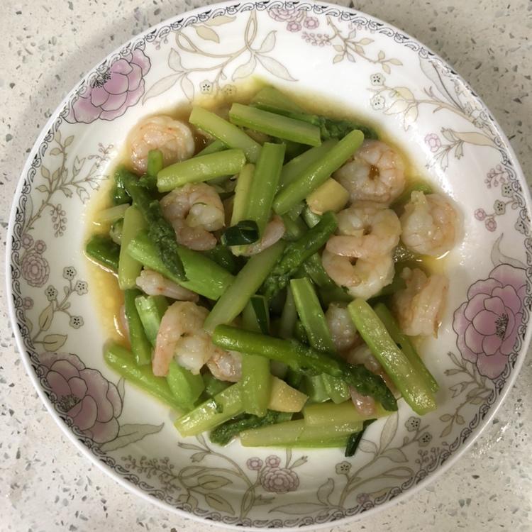 芦笋虾仁（小美版）