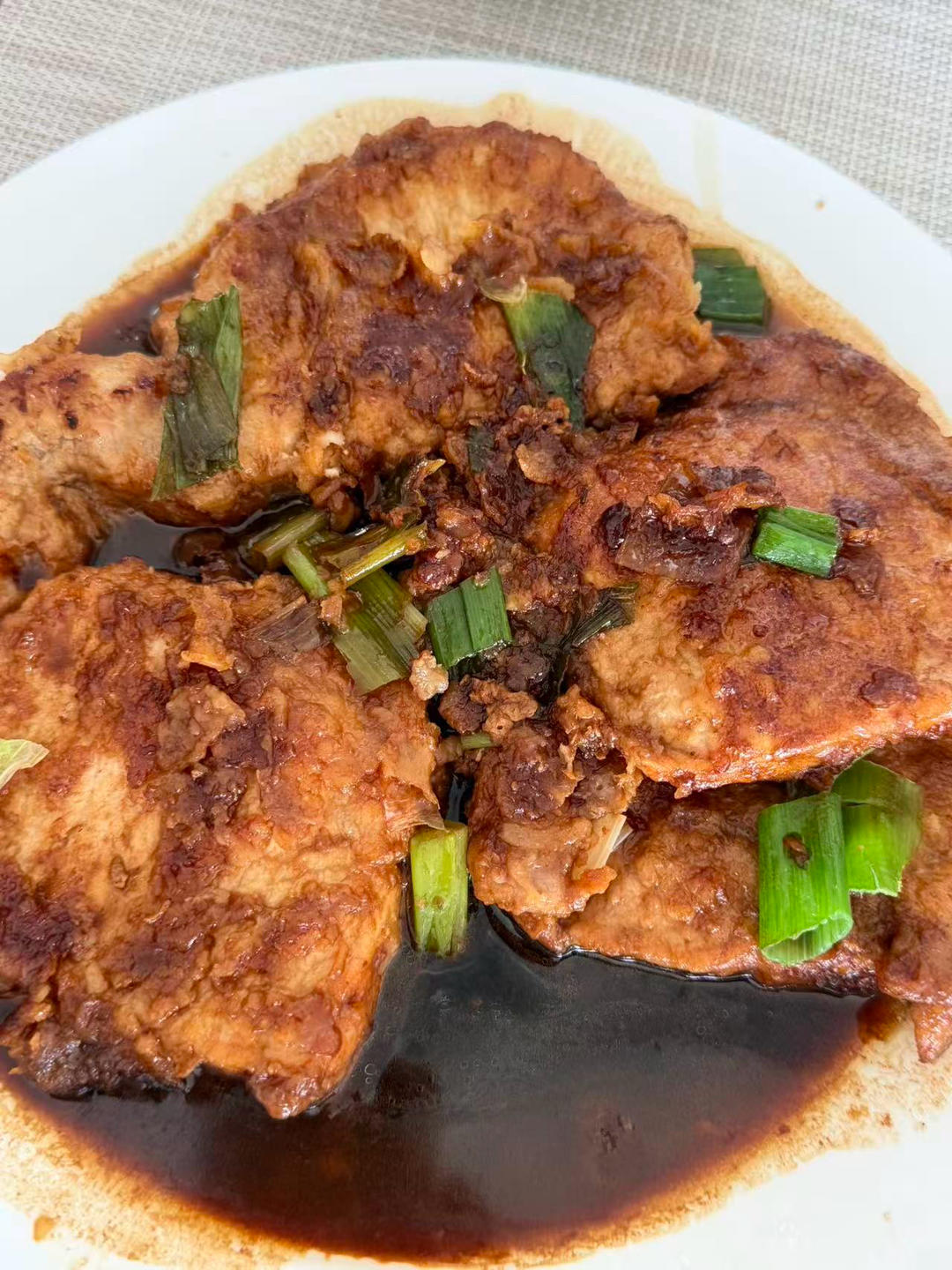 一次就能成功的葱烧大排猪排