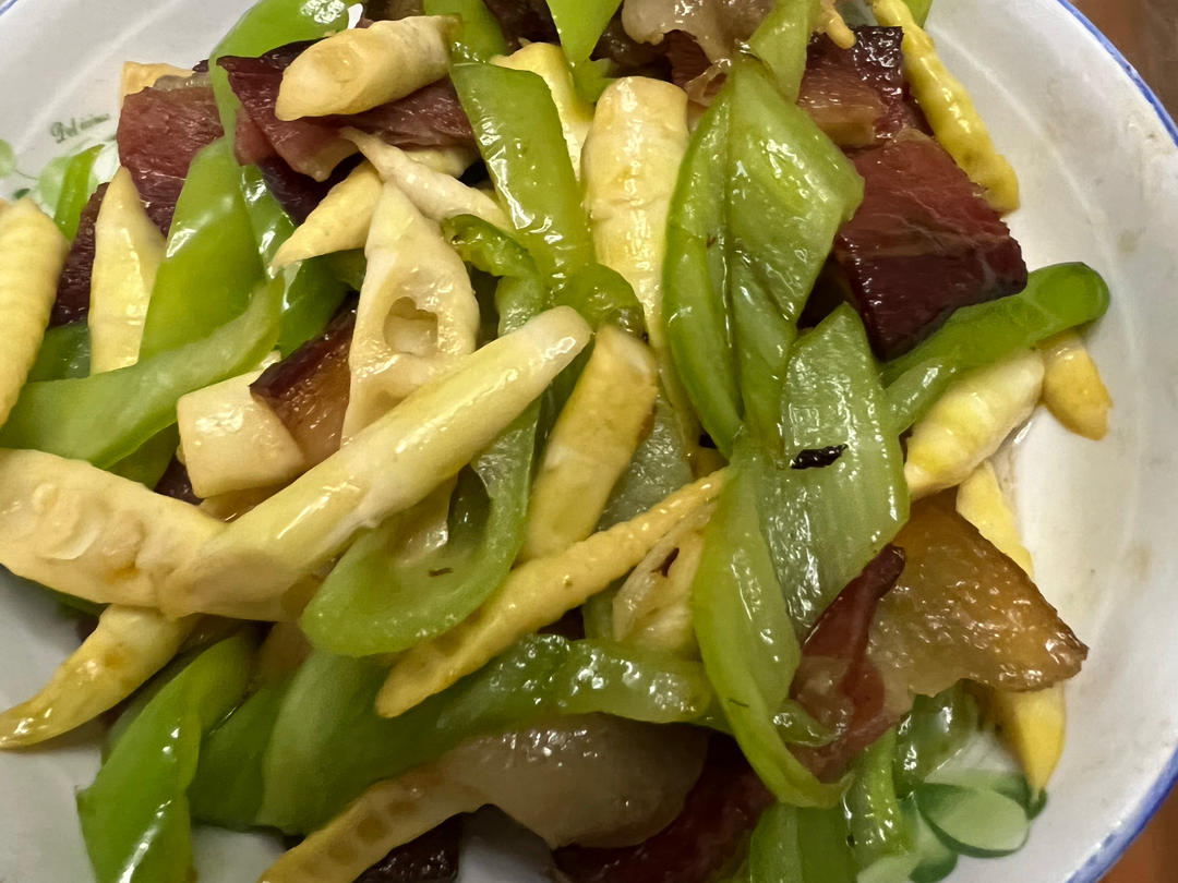小竹笋炒腊肉