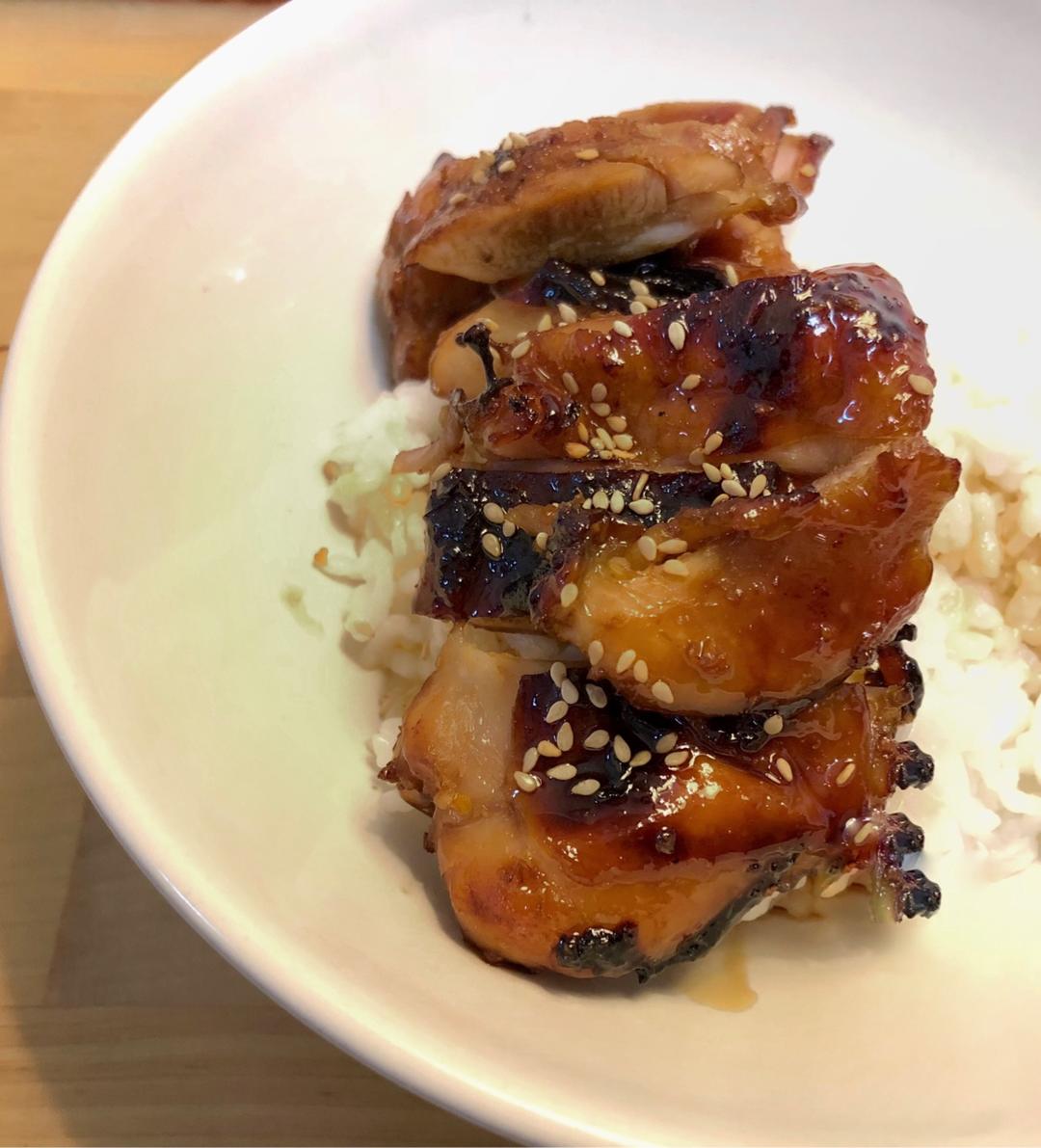 照烧鸡腿饭