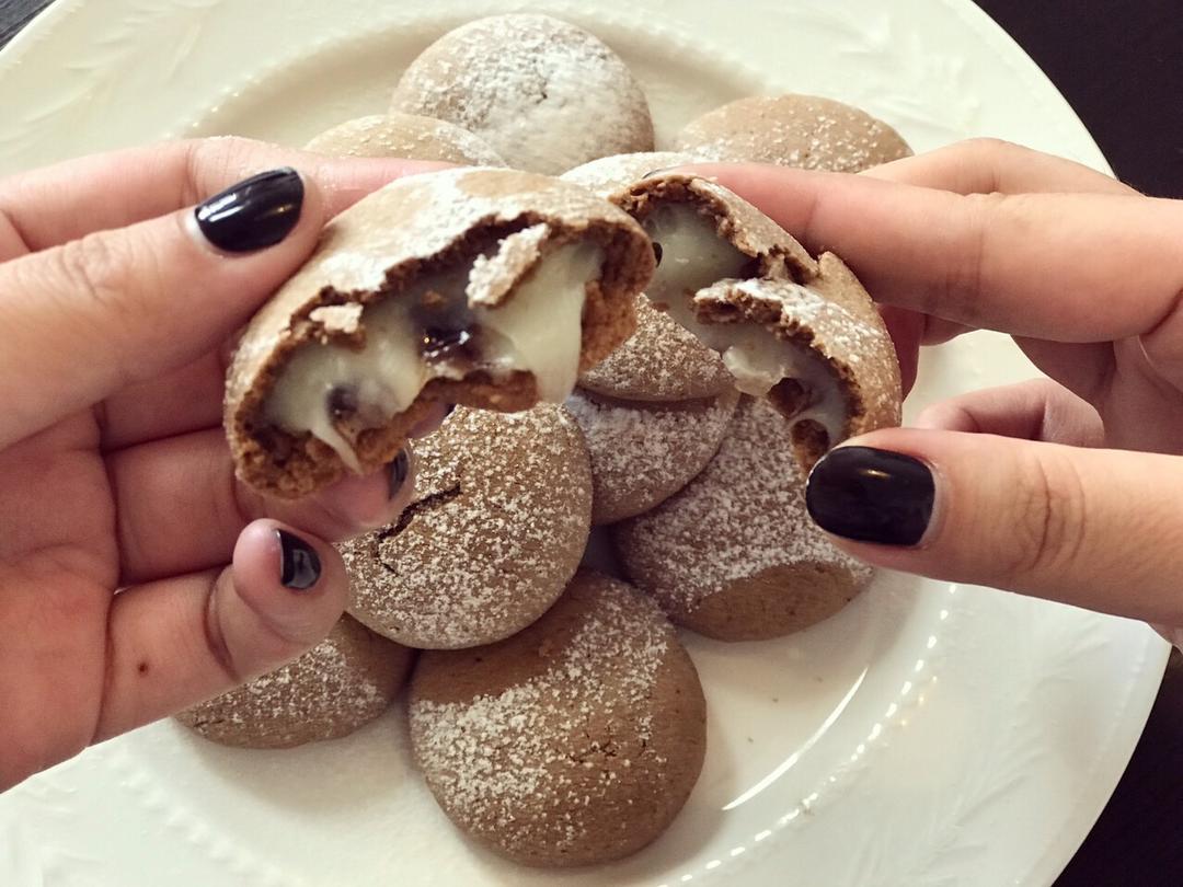 巧克力麻薯爆浆曲奇