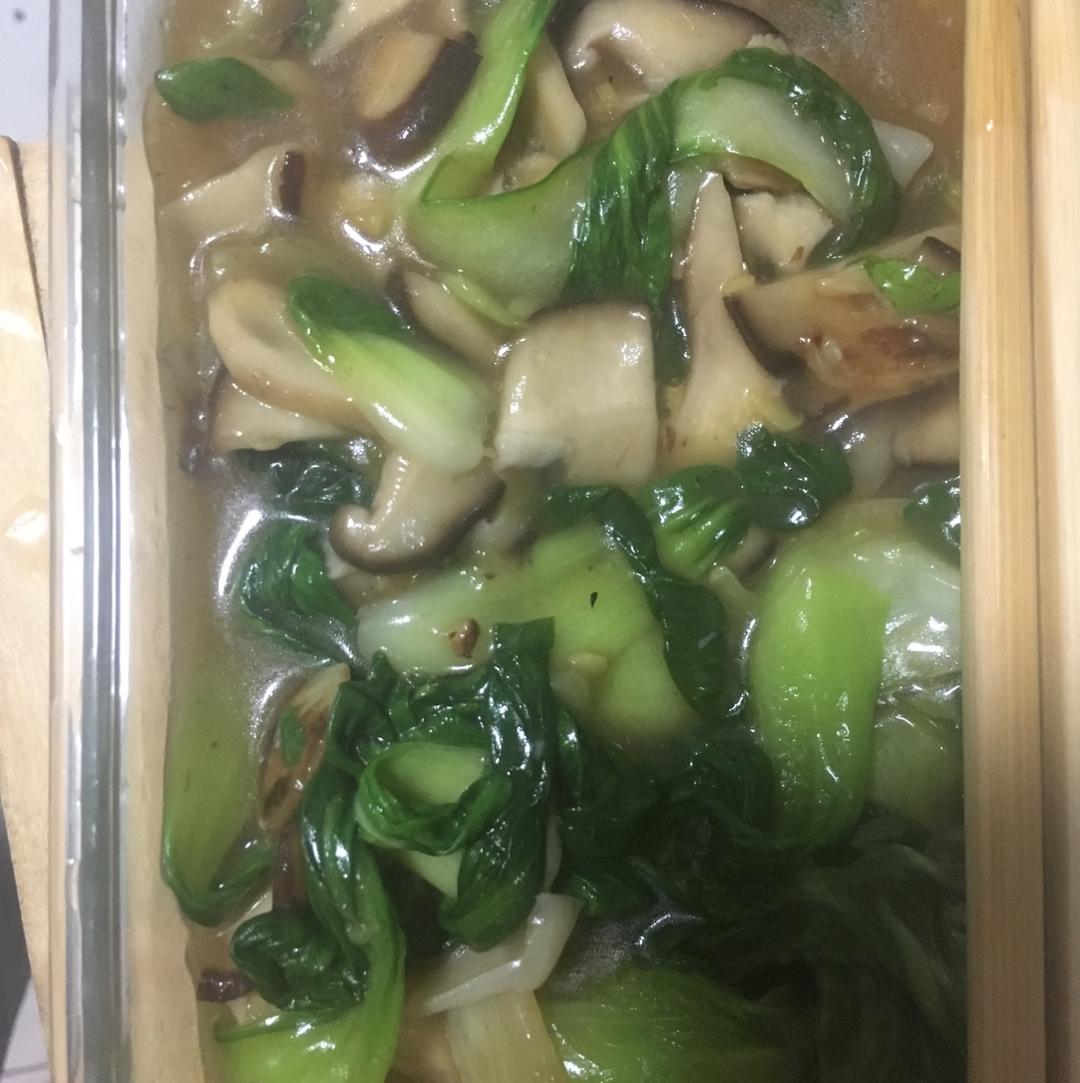 蚝油香菇油菜