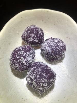 紫山药椰蓉麻薯的做法 步骤17