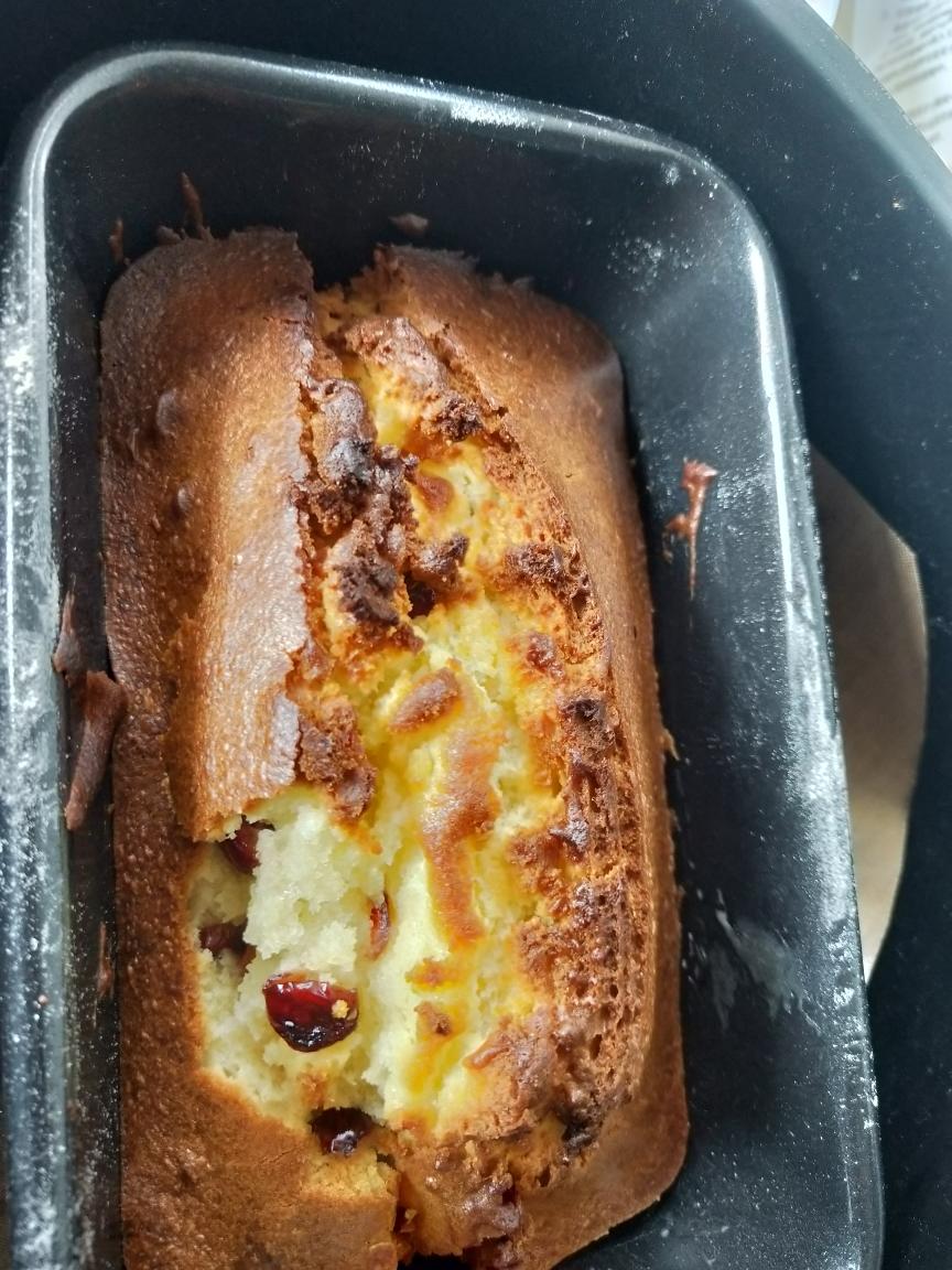 空气炸锅蔓越莓磅蛋糕