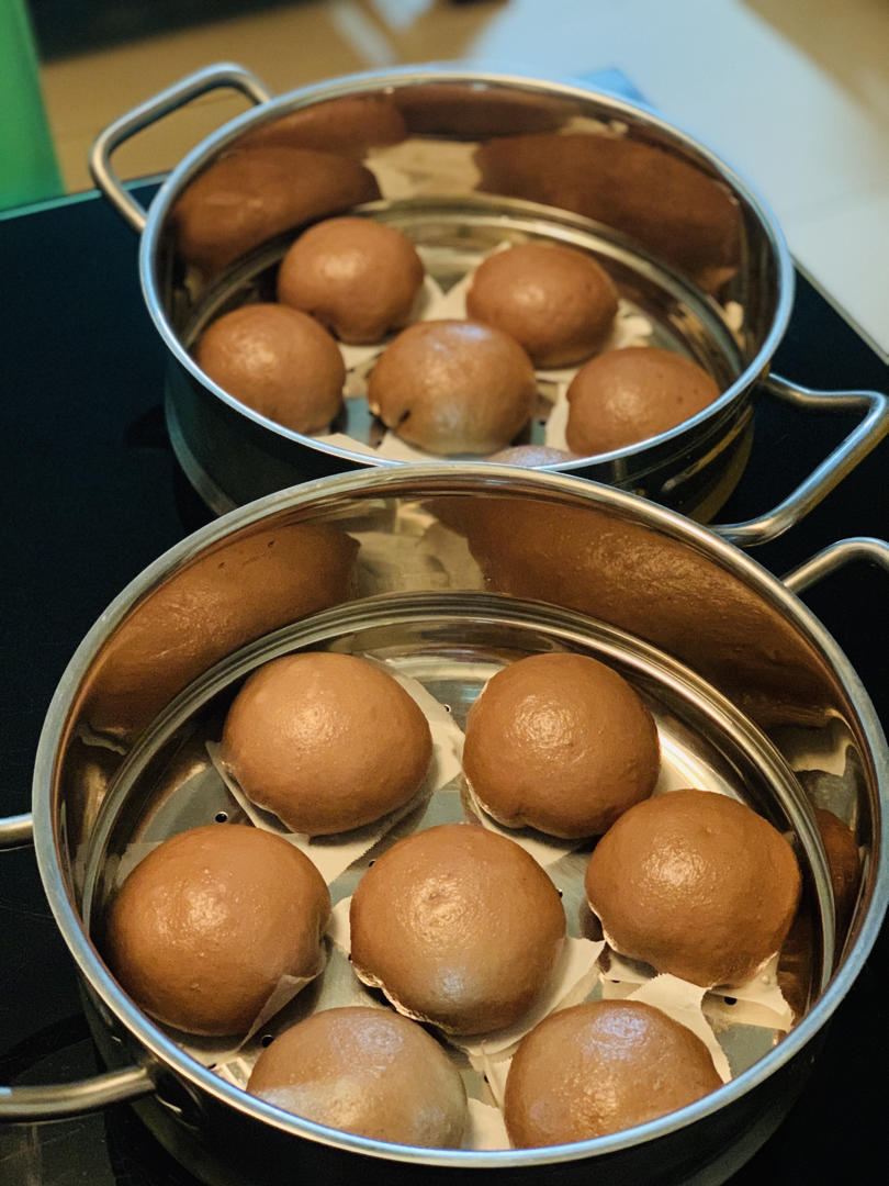 简版蛋黄流沙包