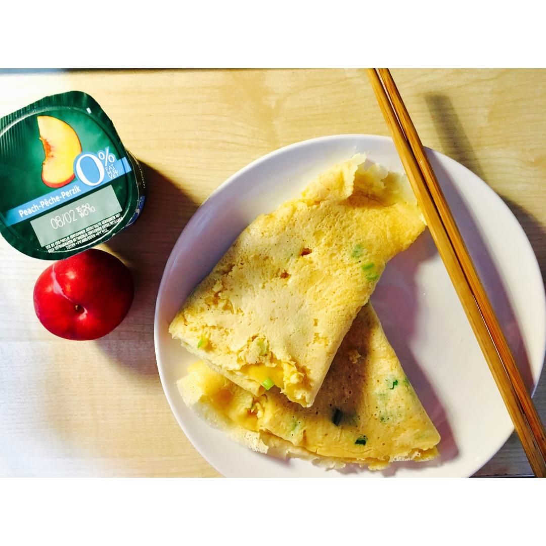 葱花鸡蛋饼
