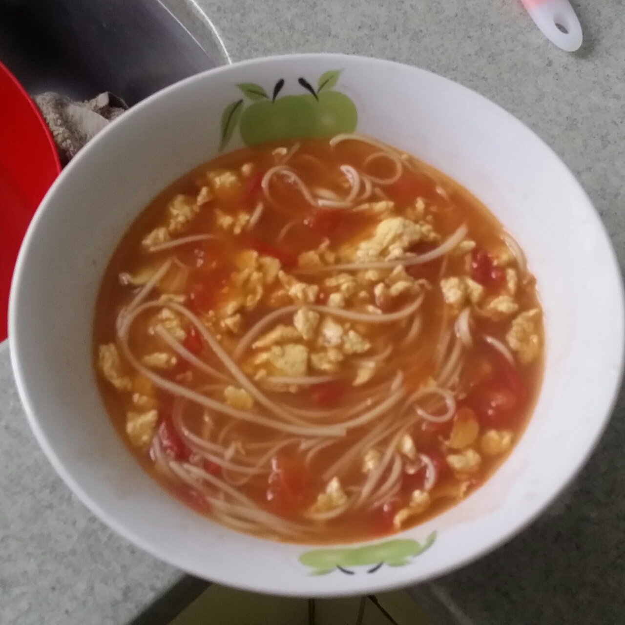 超级入味好吃的番茄鸡蛋面