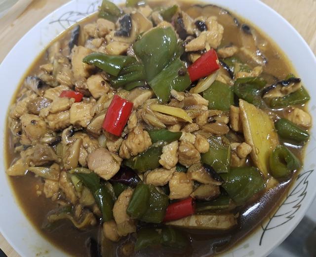 香菇鸡块的做法