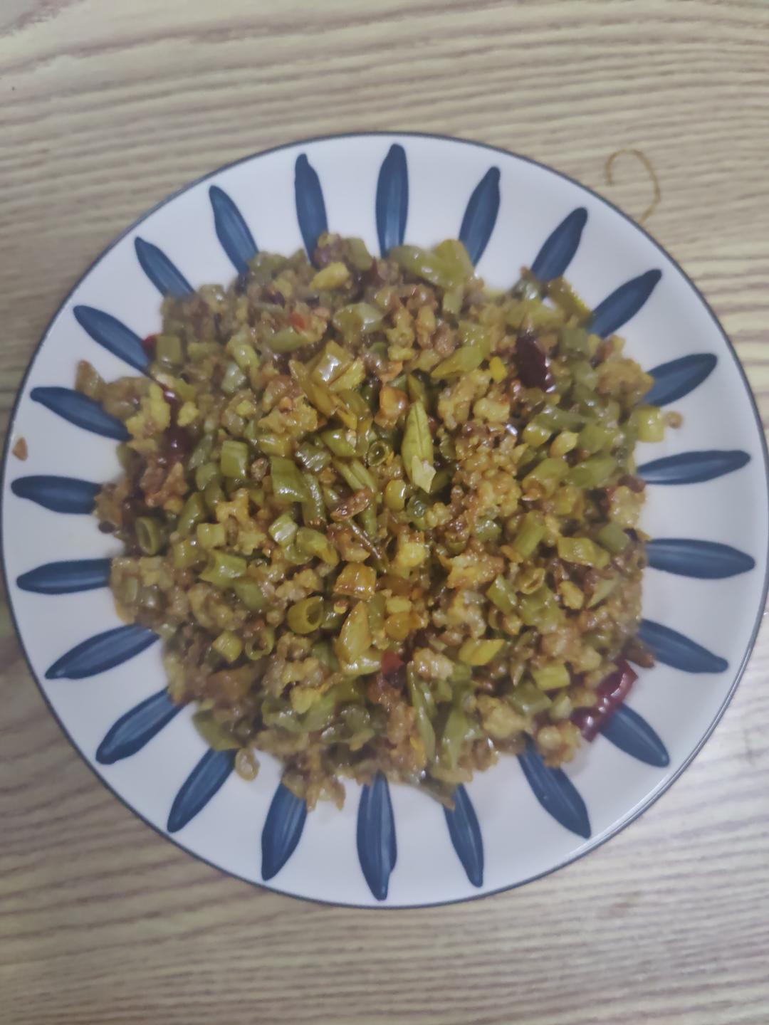 酸豆角肉沫
