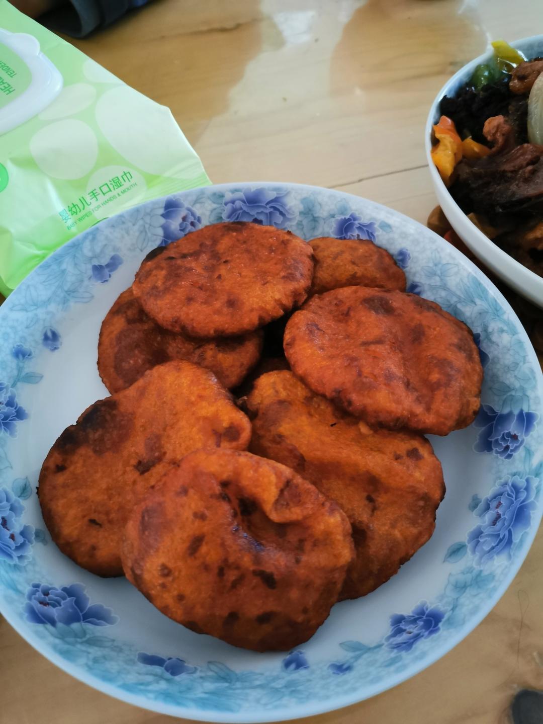 地瓜饼，粘粘糯糯