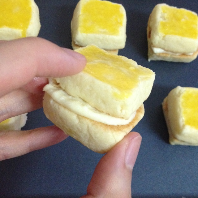 乳酪奶油夹心酥饼