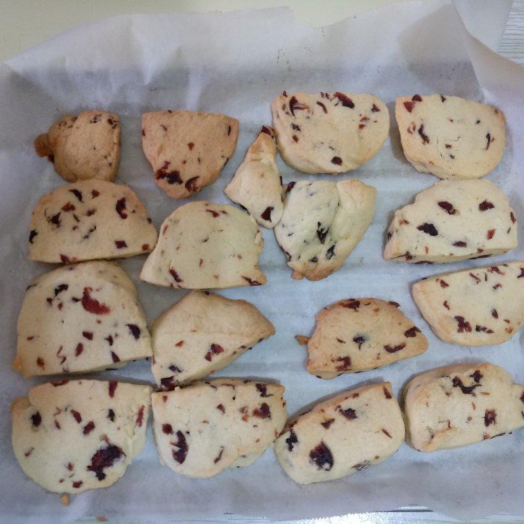 低糖少油版蔓越莓饼干