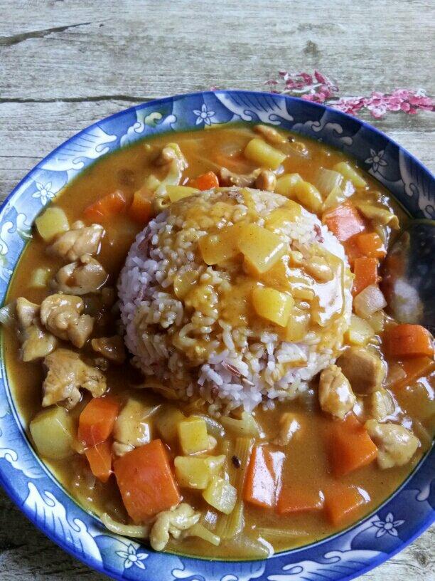 咖喱鸡肉饭