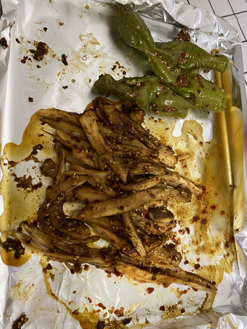 比肉好吃的烤箱烤杏鲍菇