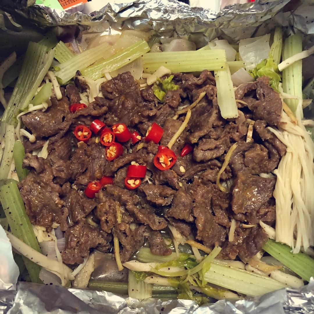 锡纸焗牛肉