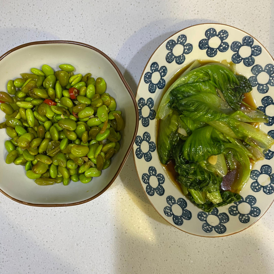 爆炒蒜泥毛豆子超级简单的做法💯好吃
