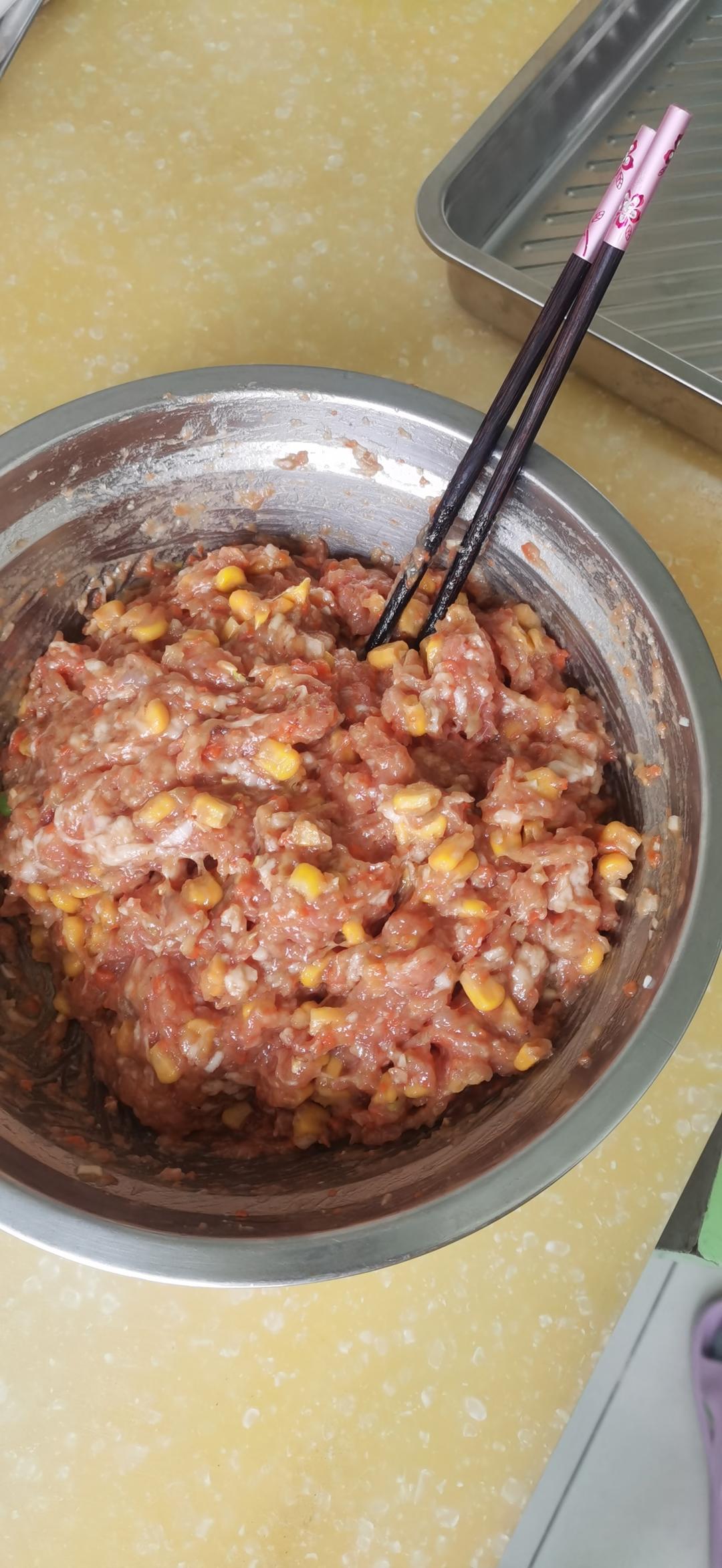 鲜肉虾仁玉米馄饨