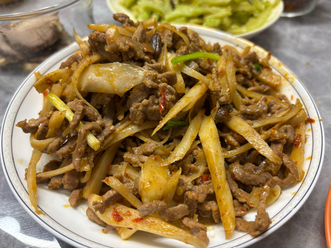 仔姜牛肉丝