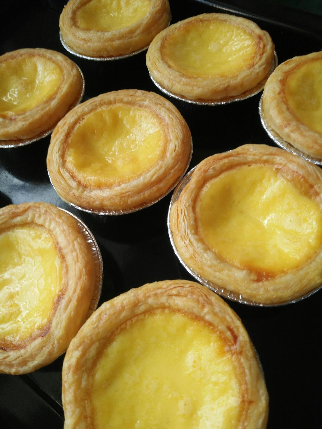 不加淡奶油蛋挞