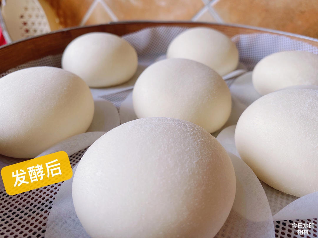 水光肌奶香馒头