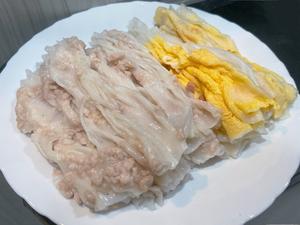 瘦肉雞蛋腸粉的做法 步骤2
