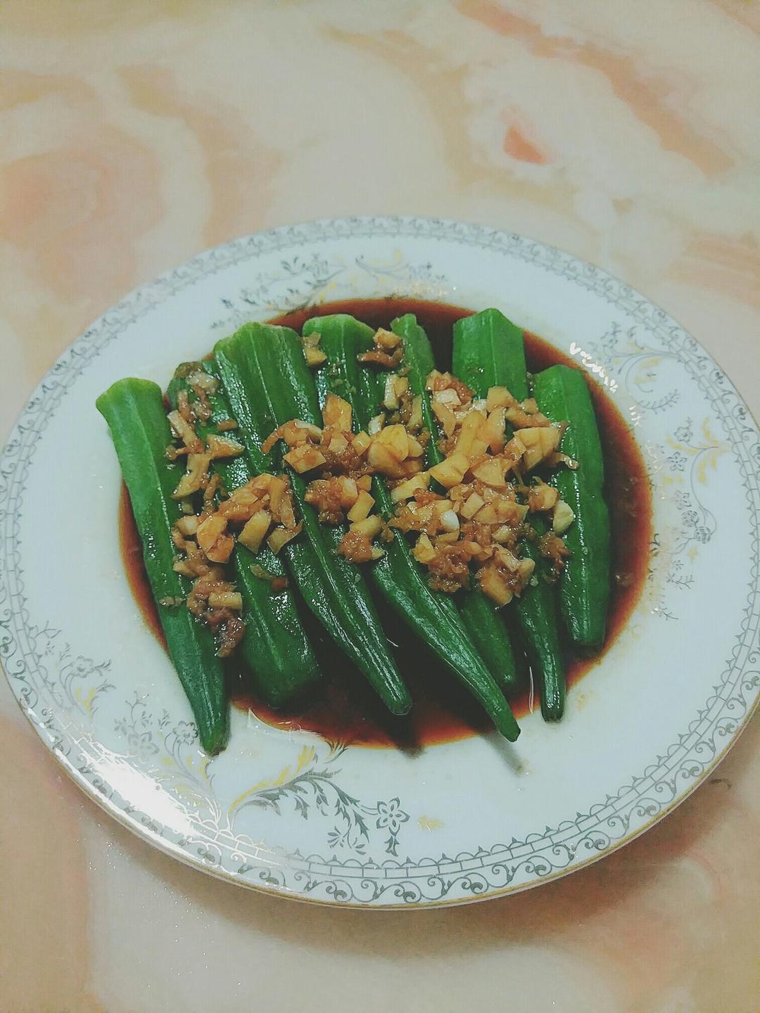 蒜蓉秋葵