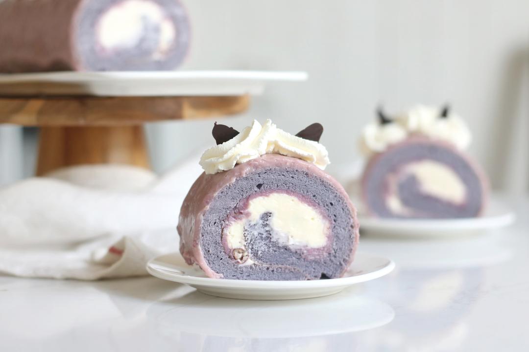 星巴克犇犇卷不完全复刻第②弹—芋泥乳酪蛋糕卷的做法