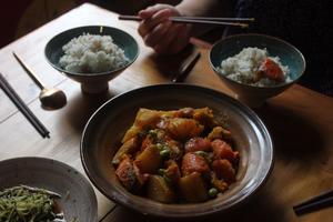 电饭锅炖南瓜🎃土豆🥔胡萝卜🥕（懒人炖）的做法 步骤7