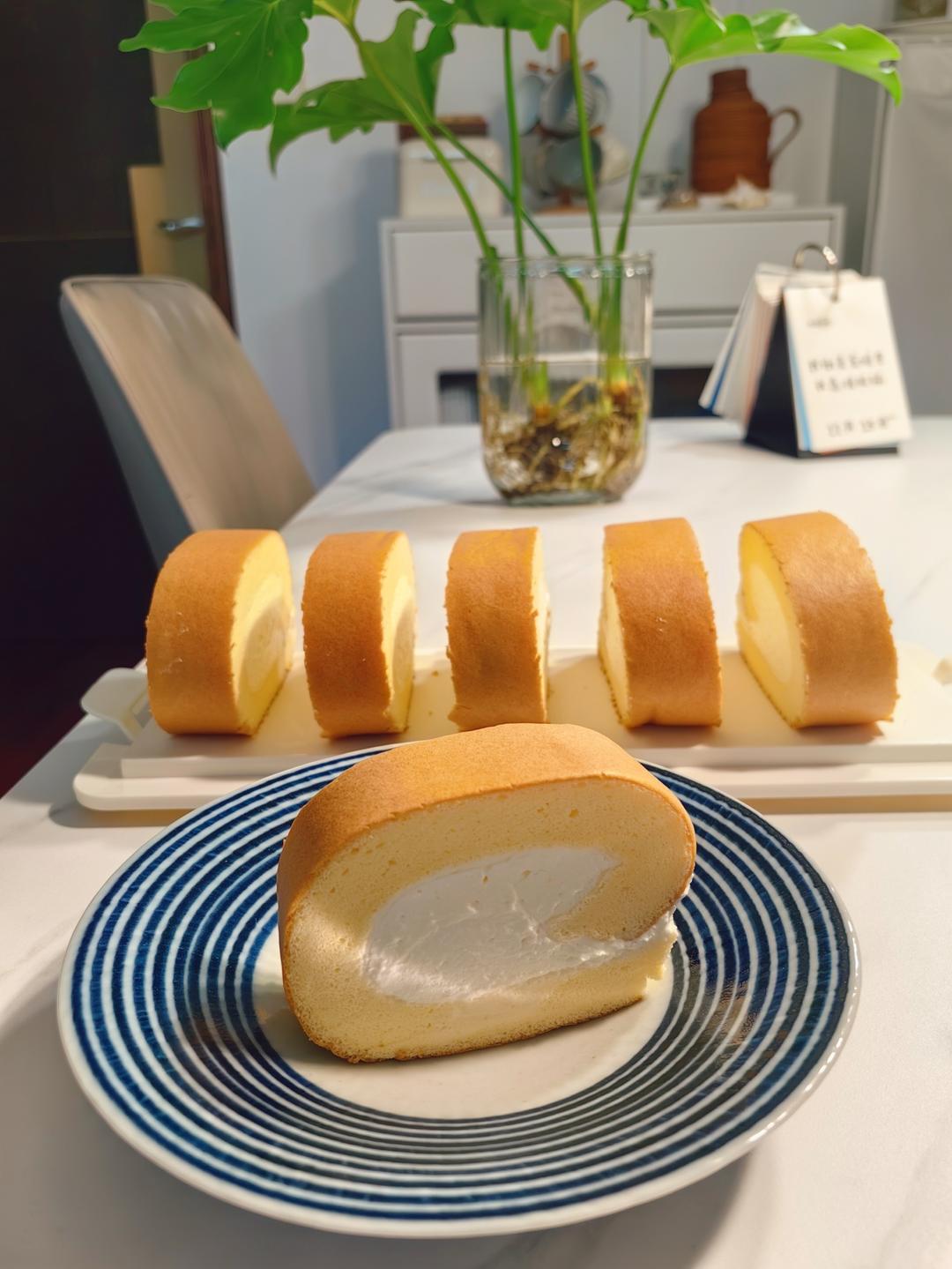 原味基础蛋糕卷(小五卷)