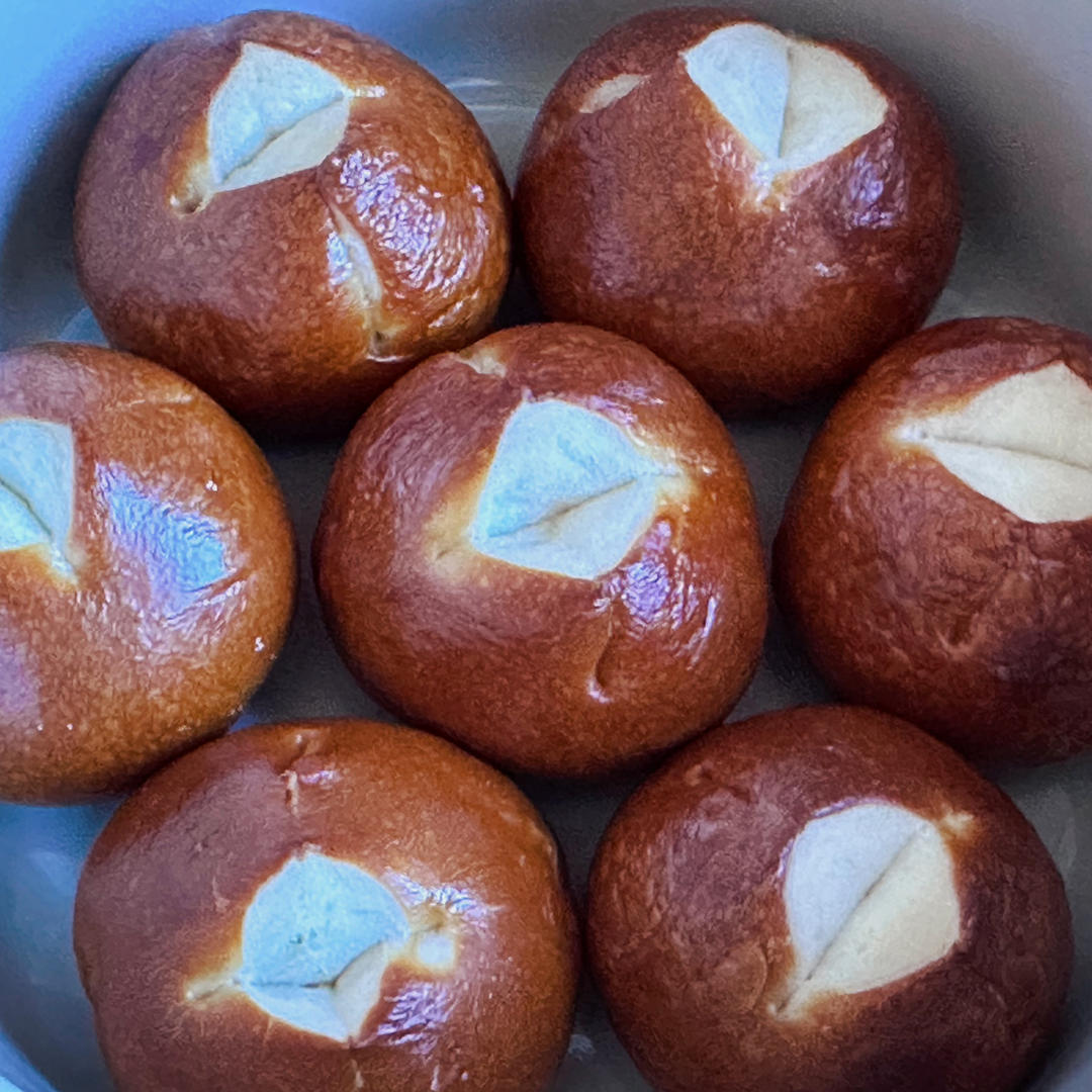 德式碱水面包｜一口碱水球｜超级快手｜免冷冻｜免发酵｜免手套膜