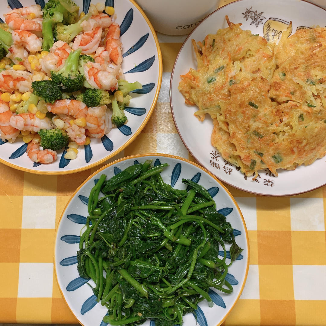 土豆饼(土豆胡萝卜丝饼)